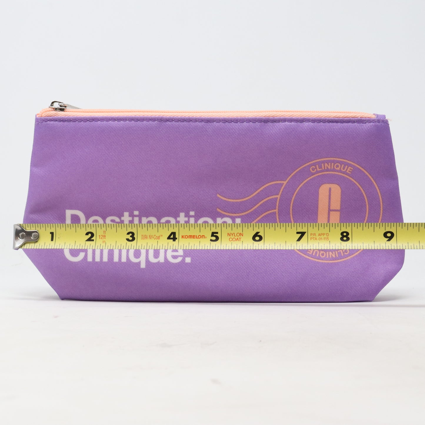 Clinique Purple/Pink Cosmetic Bag  / New