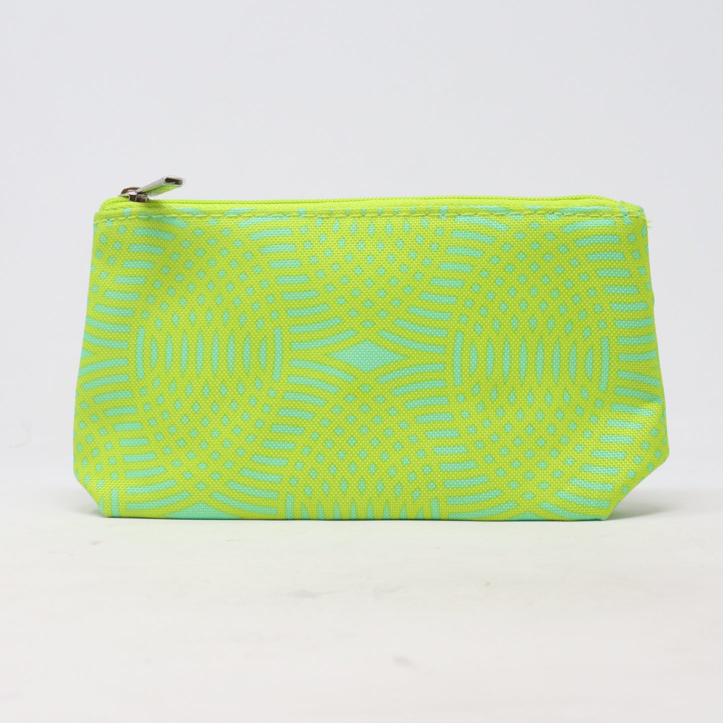 Green And Yellow Swirl Cosmetic Bag