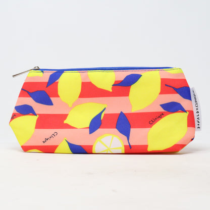 X Donald Lemons Multi-Color Cosmetic Bag