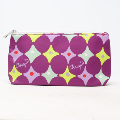 Multi-Color Patterned Cosmetic Bag
