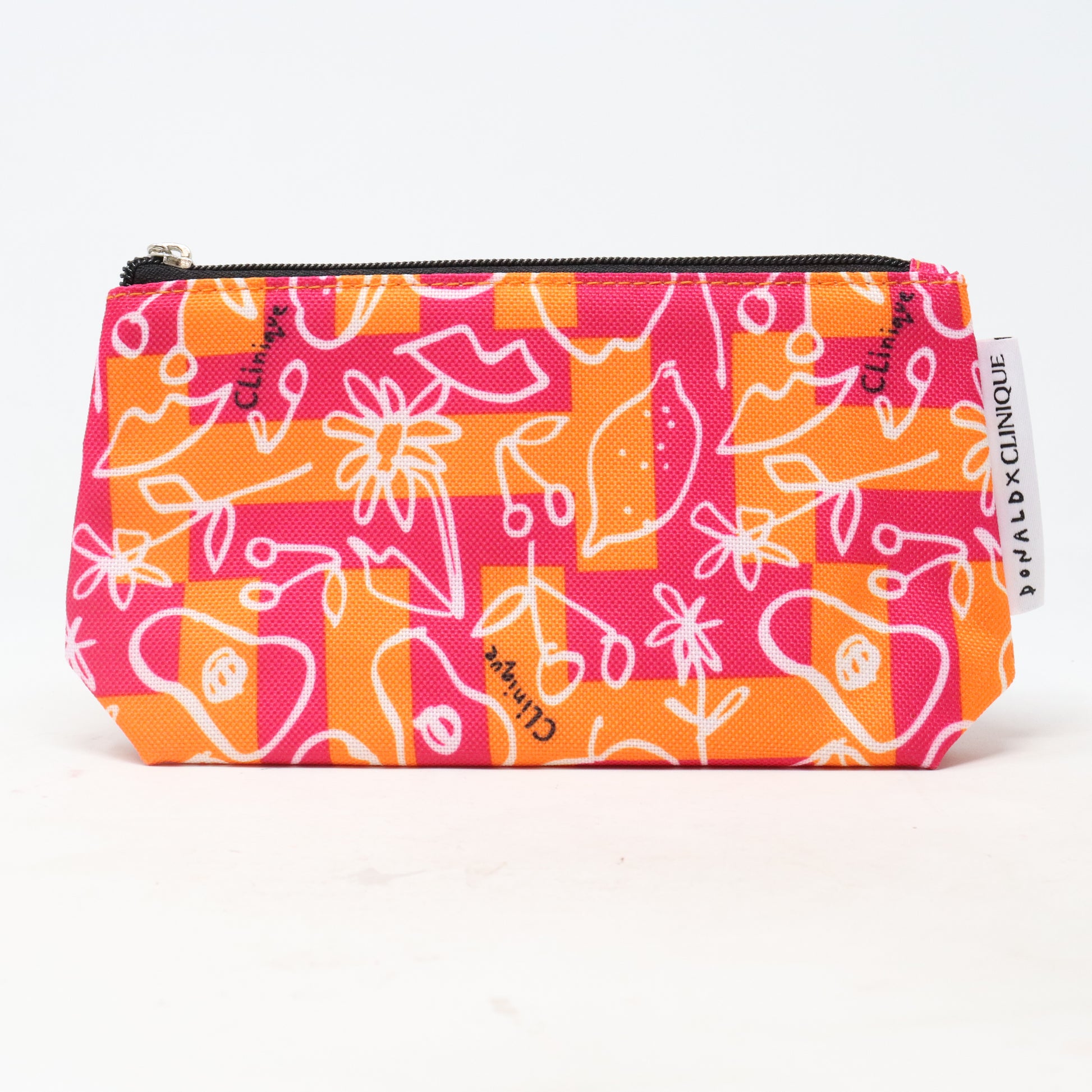 X Donald Magenta/Orange Cosmetic Bag