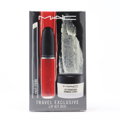 Travel Exclusive Lip Kit Red 3 Pcs Set