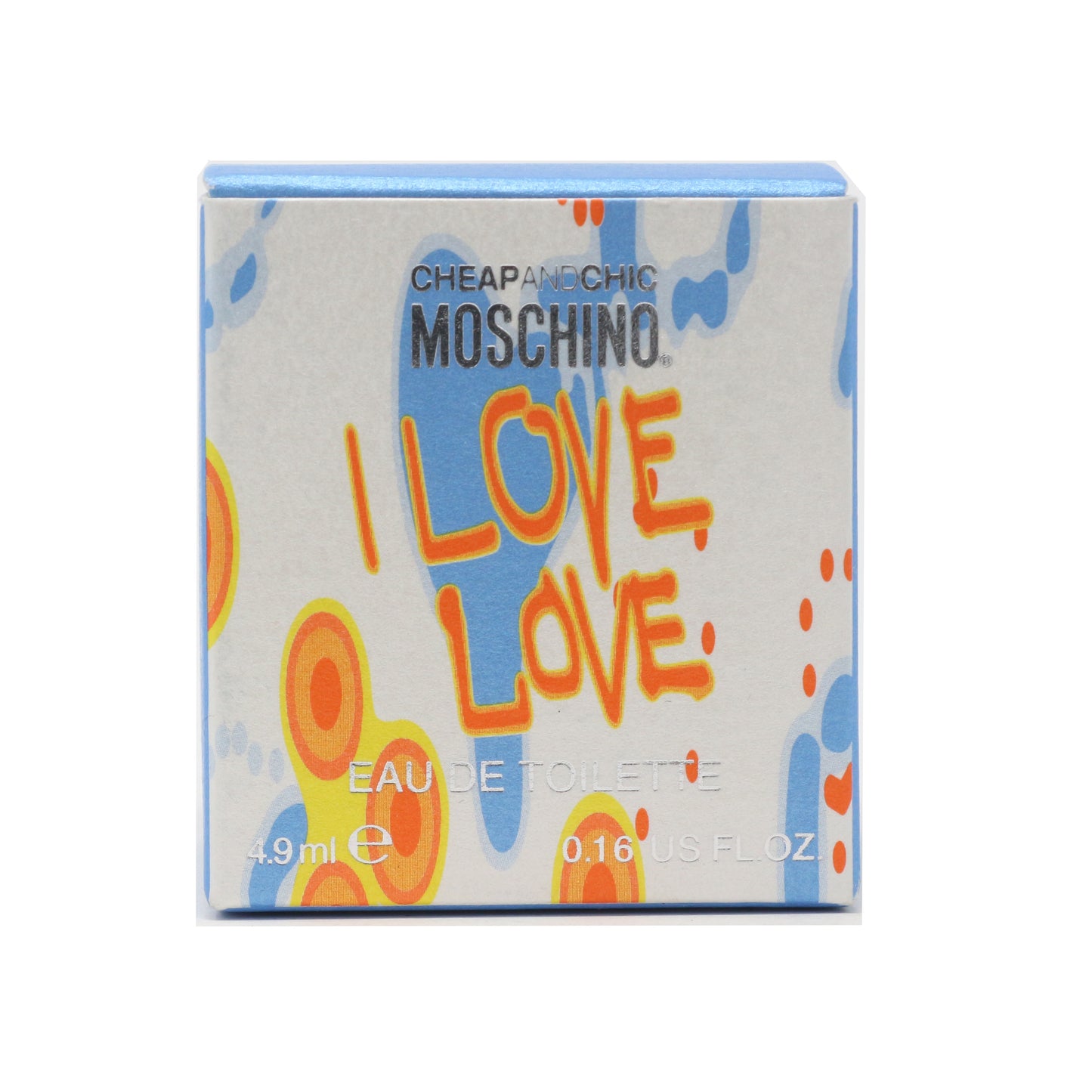 Moschino I Love Love Cheap And Chic Eau De Toilette 0.16oz/4.9ml New In Box