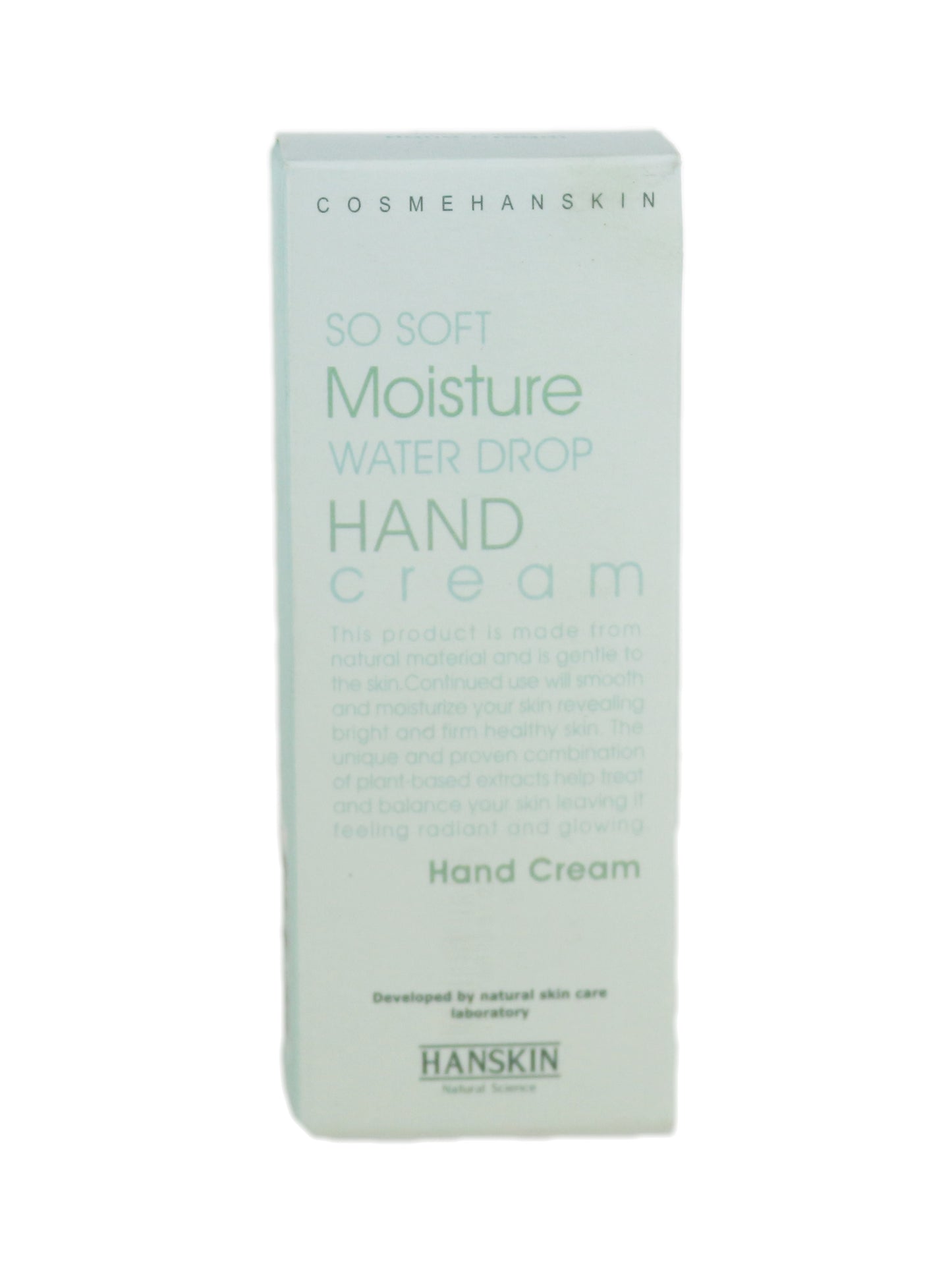 Hanskin So soft Natural Rich Hand Cream 1.4oz/40g New In Box