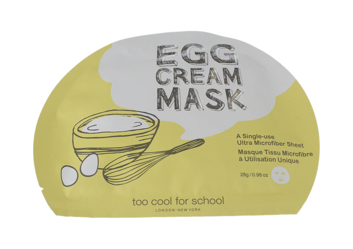 Egg Cream Mask Microfiber Sheet Mask 28 g
