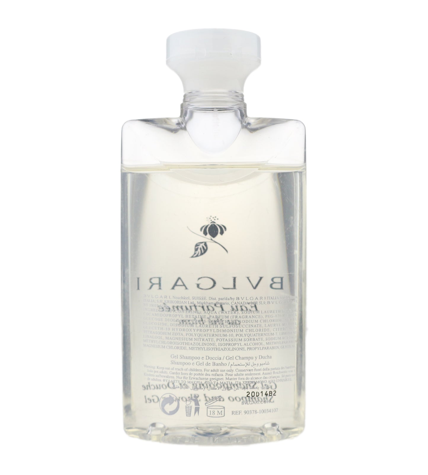 Bvlgari Eau Parfumee Au The Blanc Shampoo And Shower Gel 2.5oz/75ml Unboxed