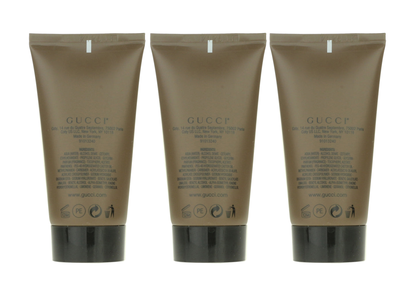 Gucci Guilty Absolute Pour Homme After Shave Balm 1.6oz/50ml  (Pack Of 3)