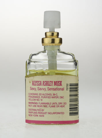 Alyssa Ashley Musk Spray Mist 0.5oz/15ml Unboxed 90% Low Fill No Cap